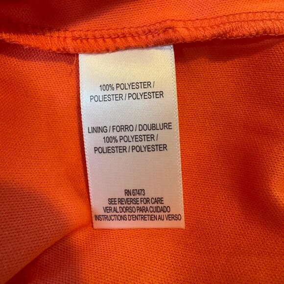 Bleecker 126 Smocked Tiered Dress Salmon Pink Short Sleeve Ruffle Pleated Sz 16 - Picture 4 of 9